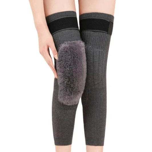 2 Pcs Adjustable Cashmere wool Knee Warmers for Men and Women